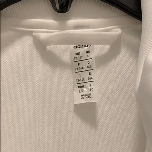 adidas Jackets & Coats - White adidas jacket adidas Jackets & Coats - White adidas jacket